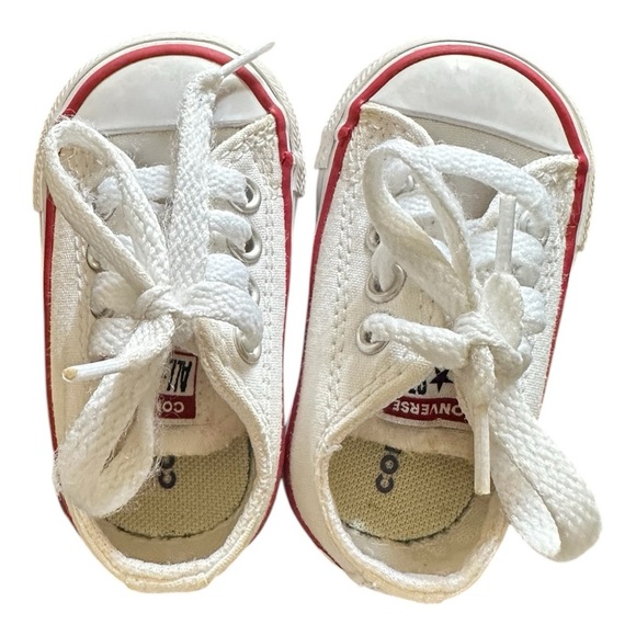 Converse Other - CONVERSE 7J256 OPTICAL WHITE LOW TOP CANVAS CASUAL BABY SHOES. SIZE 2